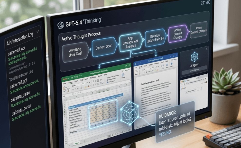 OpenAI’s GPT-5.4: AI Can Now Operate Your Computer Directly